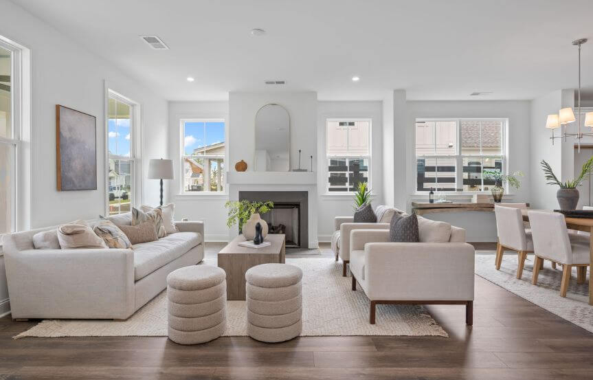New Leaf Madison Home plan Living Room