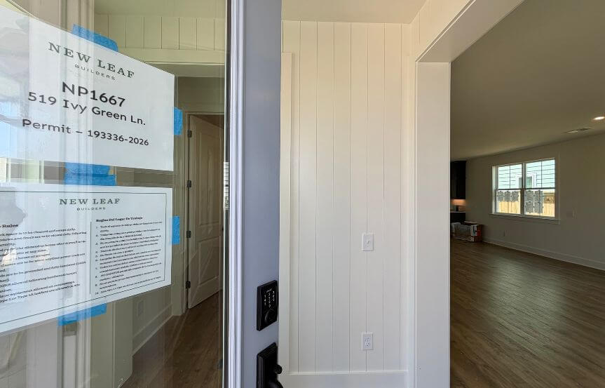 New Leaf Wake Spec Lot 1667 Entryway