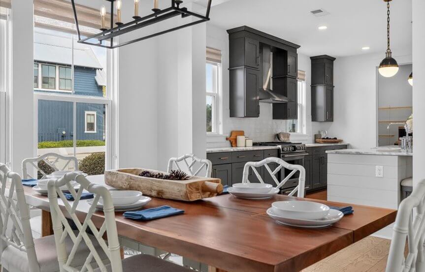 Windward Sales Model Dining Room To Kitchen