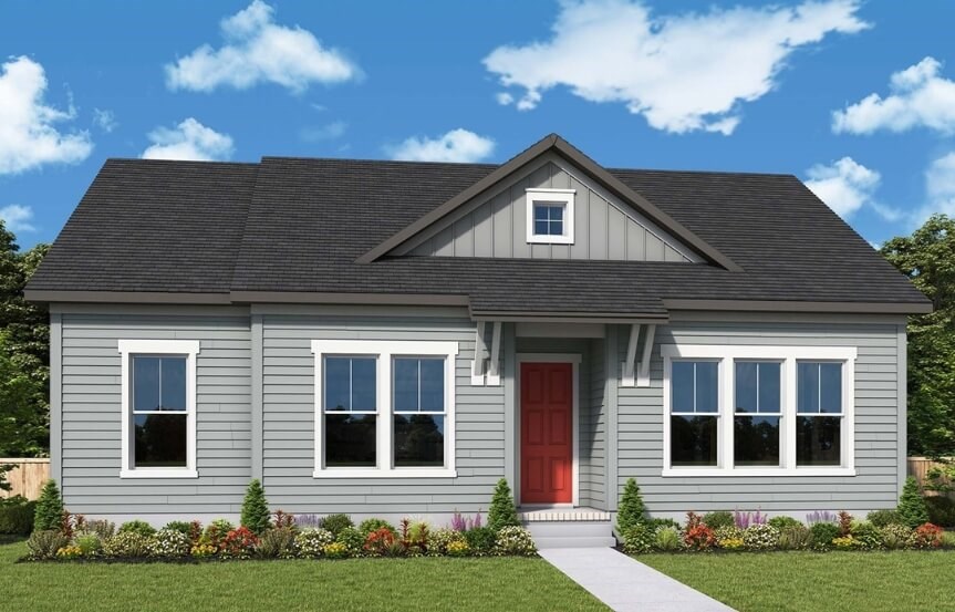 David Weekley Home Plan The Brickhaven Elevation F
