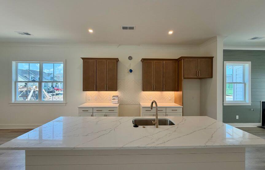 New Leaf Lincoln Spec Home Lot 1631 Kitchen Oversized Island