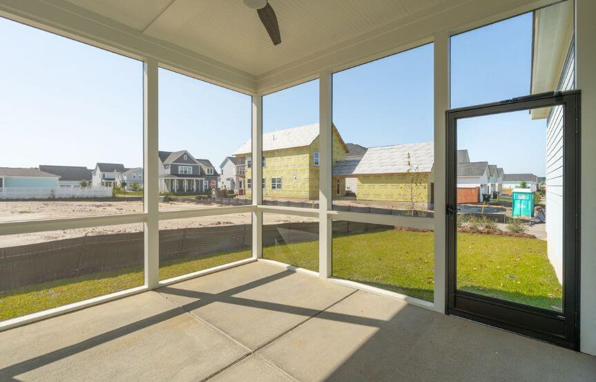 Homes By Dickerson Hutchinson Spec Home Lot 1483 Rear Screened Porch