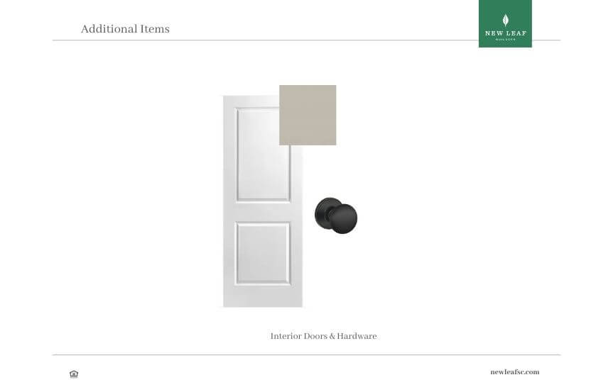 New Leaf Lincoln Spec Lot 1526 Trim Selections