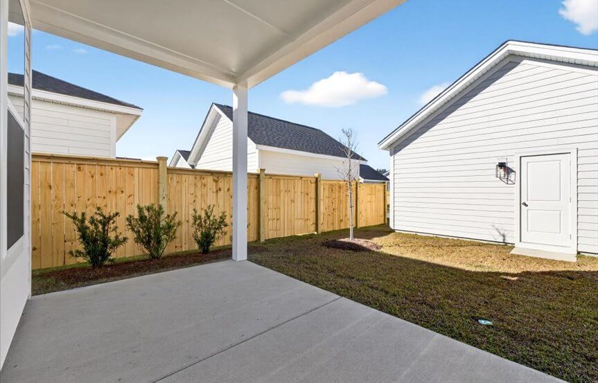 Saussy Burbank Barton Spec Lot 1495 Rear Patio