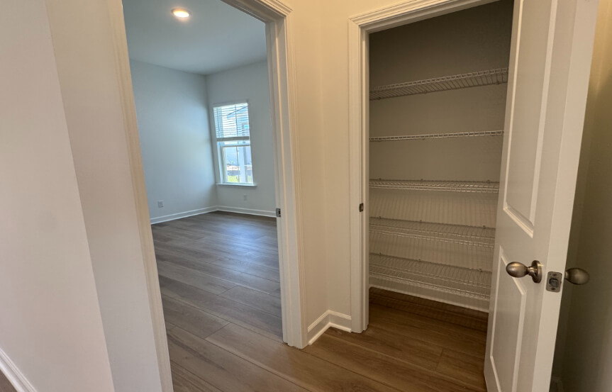 Ashton Woods Witherbee Spec Lot 1615 Primary Bedroom And Linen Closet