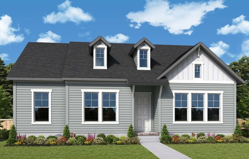 David Weekley Home Plan The Brickhaven Elevation G 