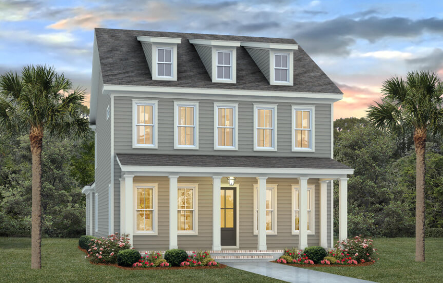 Homes by Dickerson Barclay Spec Lot 1557 Exterior Rendering