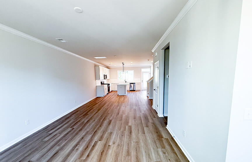 Brookfield Residential Sage TH Spec Lot 202 Living Room To Kitchen