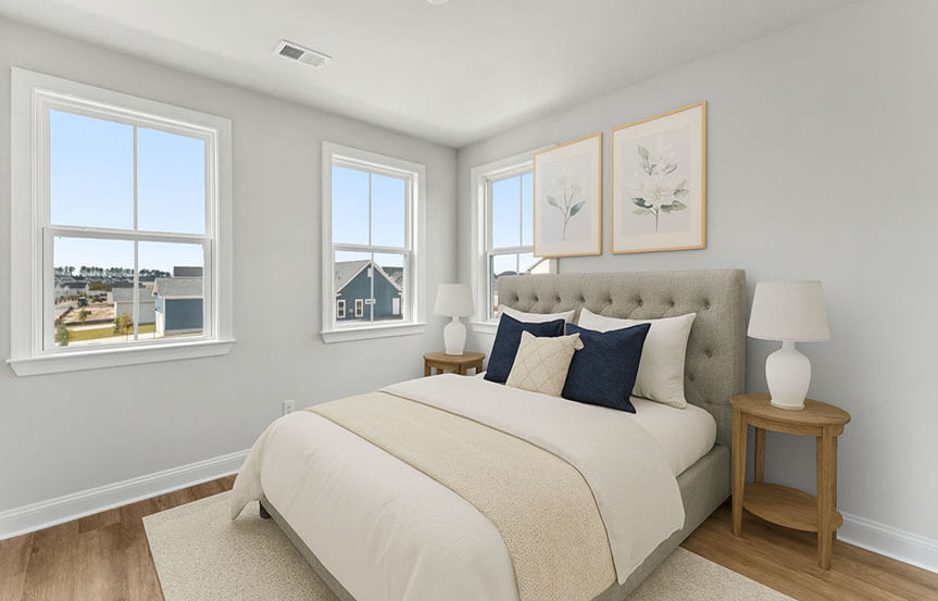 Preston Secondary Bedroom Staged