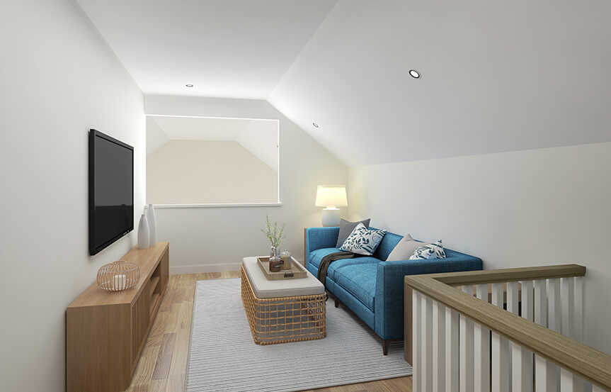 Brookfield Residential Cordova Spec Home Plan Lot 1657 Loft