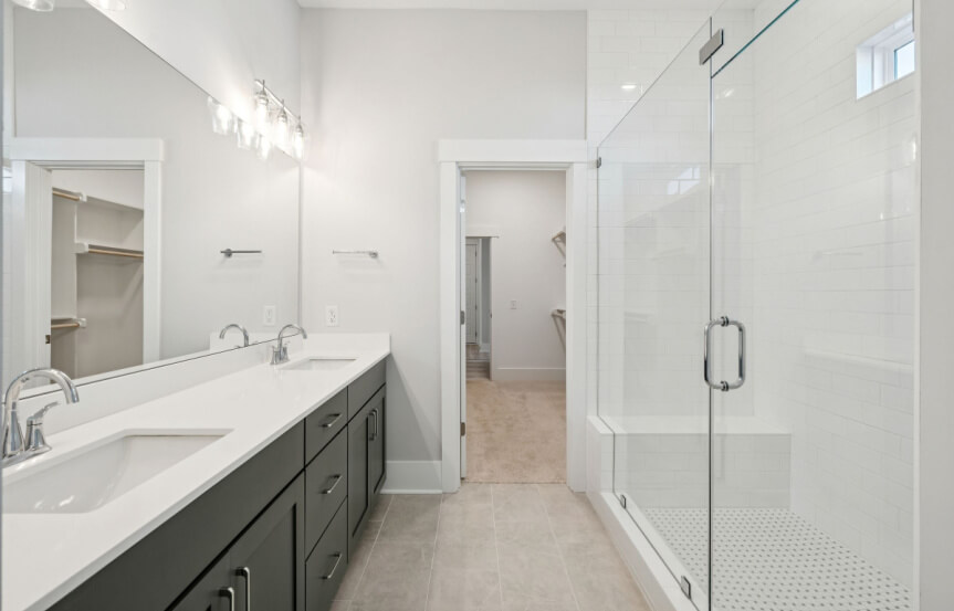 Homes By Dickerson Hutchinson H.1 Spec Lot 1537 Primary Bathroom