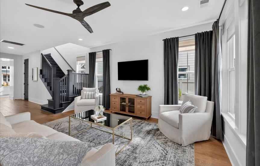 Windward Sales Model Living Room