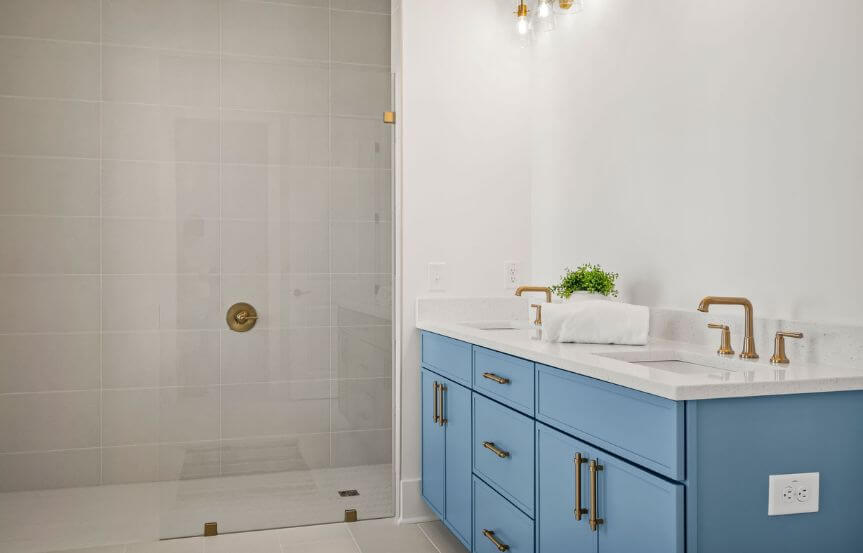 New Leaf Rosamarino Spec Lot 1655 Primary Bathroom