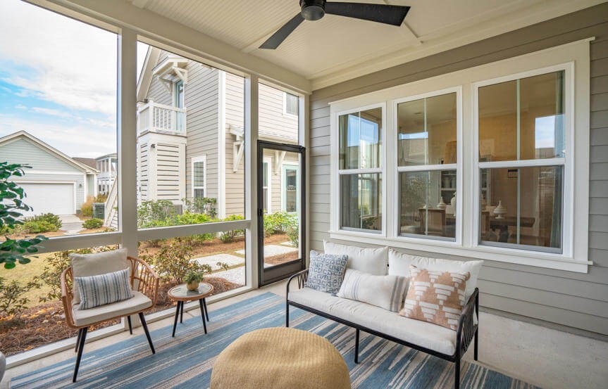 Homes By Dickerson Hutchison Screen Porch