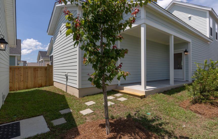 Saussy Burbank Blossom Spec Home Lot 1472 Rear Porch