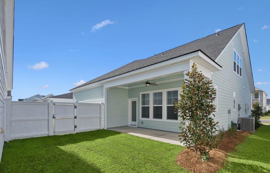 David Weekley Brickhaven Spec Home Lot 1595 Backyard