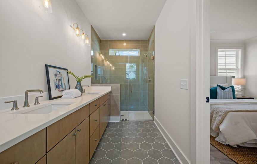 New Leaf Hyde Spec Home Lot 1619 Primary Shower