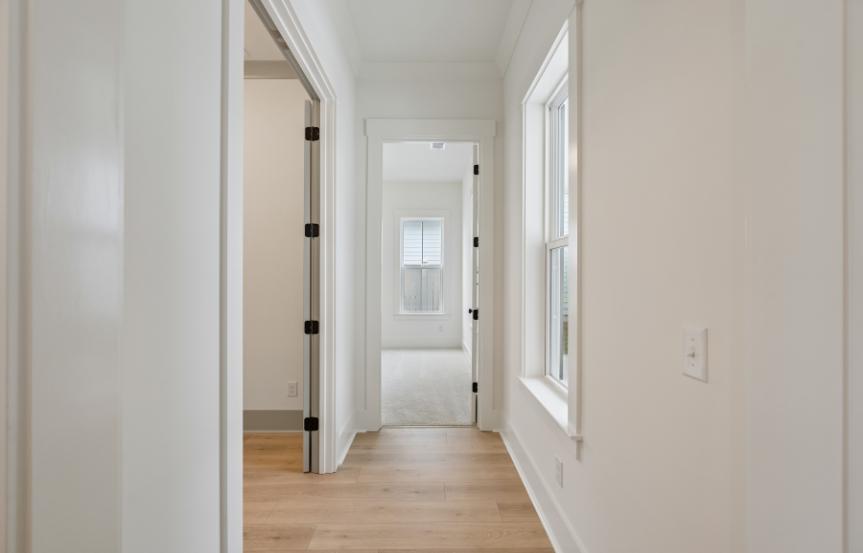 Homes By Dickerson Arrow Wood Plan Hall To Second Bedroom