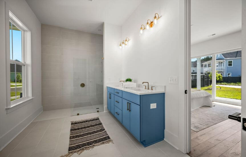 New Leaf Rosamarino Spec Lot 1655 Primary Bathroom