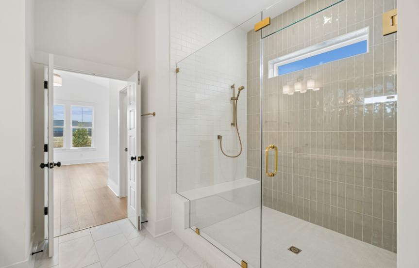 Homes By Dickerson Arrow Wood Plan Primary Bathroom