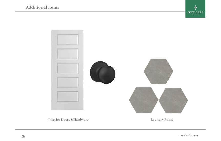 New Leaf Hyde Spec Home Lot 1619 Lookbook