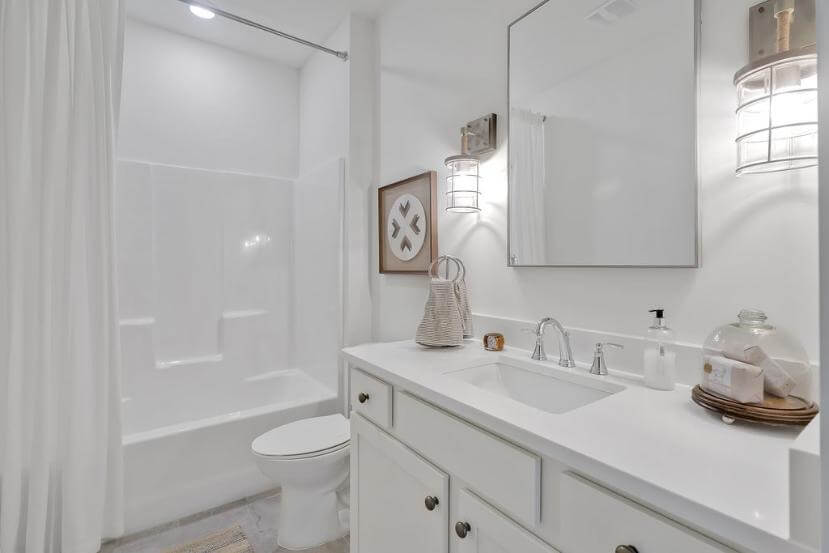 New Leaf Gates Homeplan Guest Bathroom