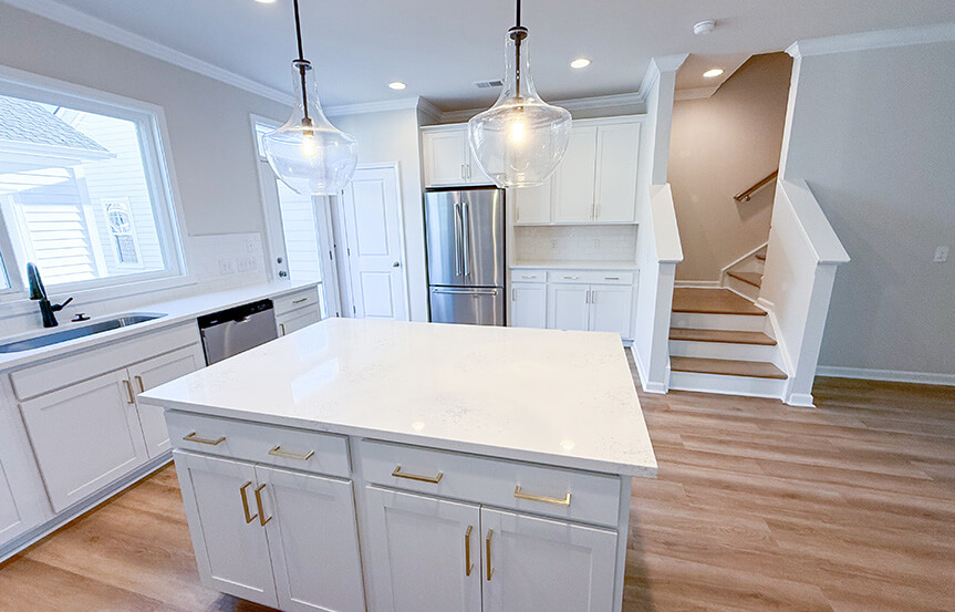 Brookfield Residential Sage TH Spec Lot 202 Kitchen Island