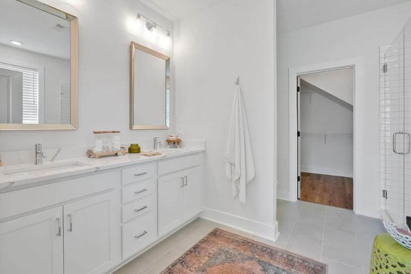 New Leaf Gates Homeplan Primary Bathroom