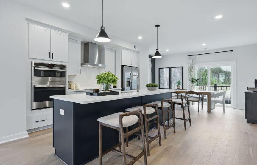 Stanley Martin Jenkins Townhouse Plan Kitchen Island