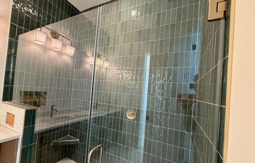 New Leaf Lincoln Spec Home Lot 1631 Primary Shower