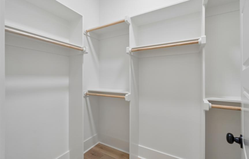 Homes By Dickerson Arrow Wood Plan Primary Walk In Closet