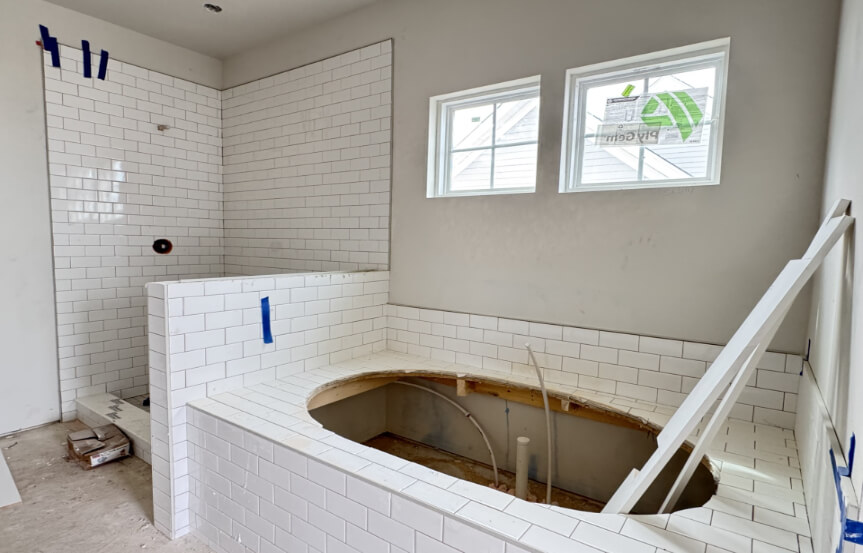 Ashton Woods Shepard Spec Lot 1635 Primary Tub And Shower