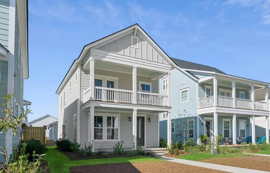 David Weekley Meadowview Spec Home Plan Lot 1480 Exterior