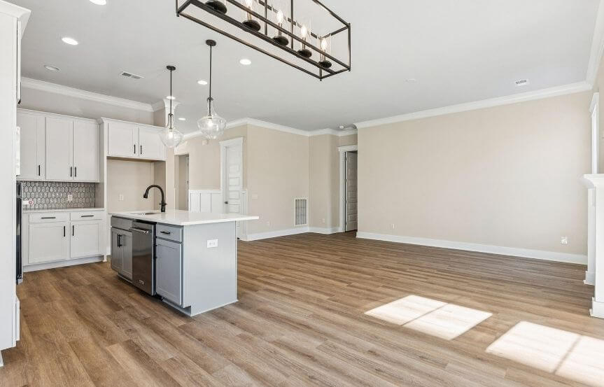 Brookfield Residential Preston Spec Lot 1583 Dining Room To Living Room