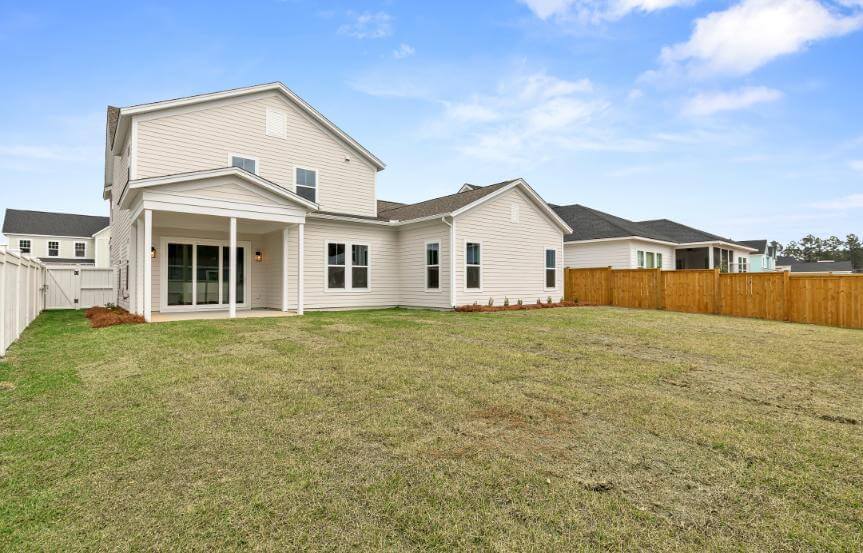 Saussy Burbank Ashley Spec Home Lot 1660 Backyard