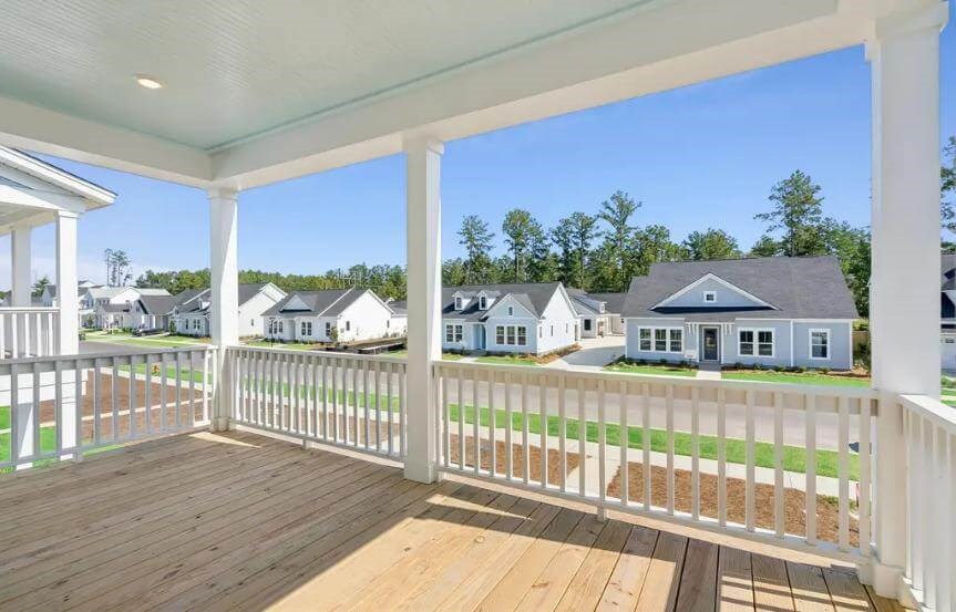 David Weekley Meadowview Spec Home Plan Lot 1480 Front Porch