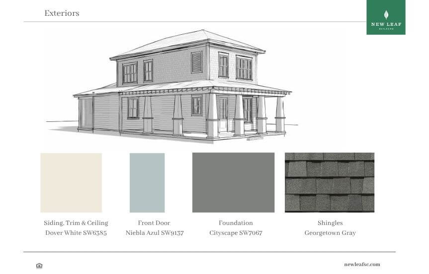 New Leaf Hyde Spec Home Lot 1619 Exterior Lookbook
