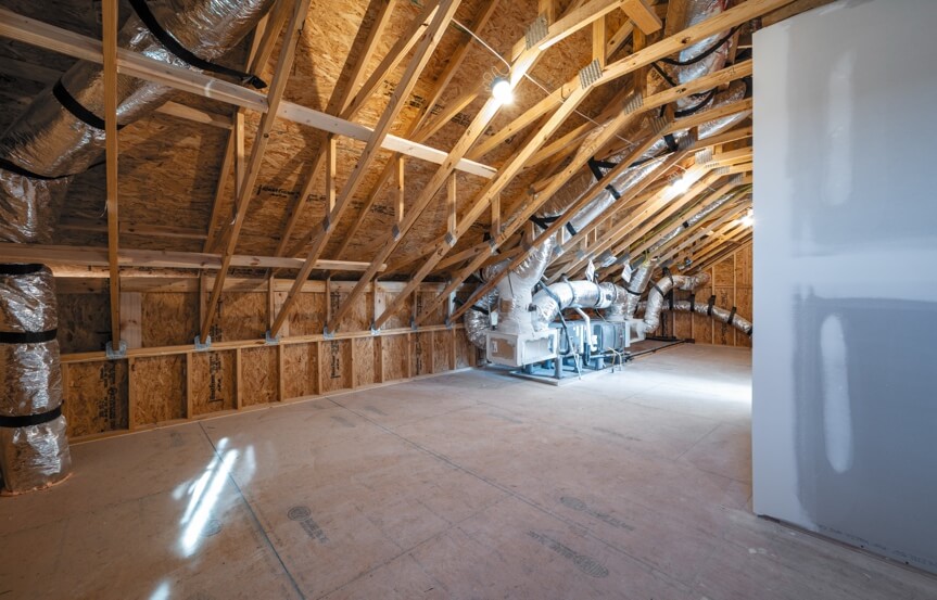 DRB Homes Beaufain Attic Storage