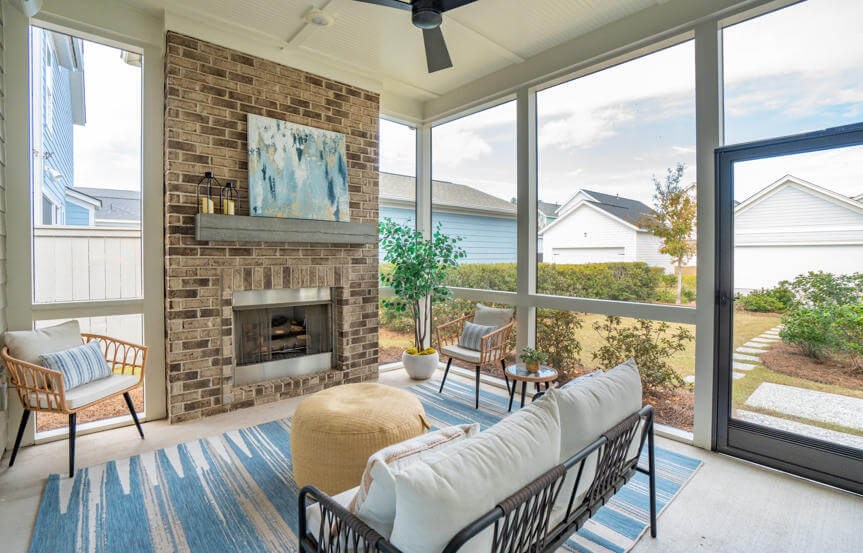 Homes By Dickerson Hutchison Screen Porch