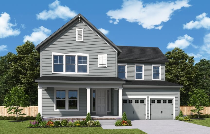 David Weekley Home Plan The Munich Elevation A
