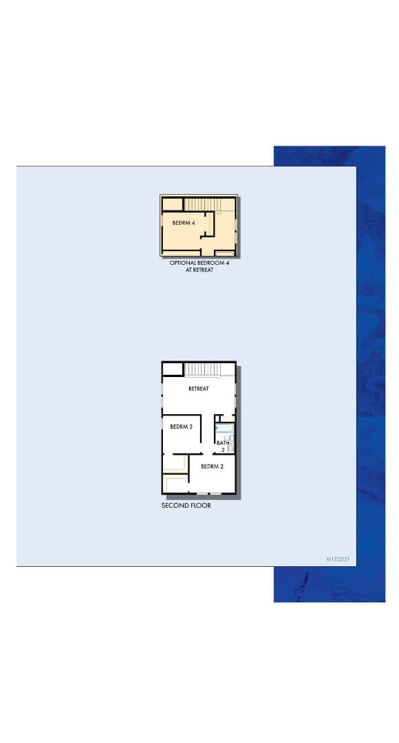The Dylan Floorplan Second Floor