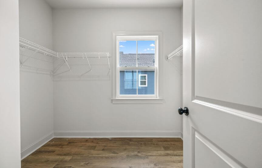New Leaf Hyde Homeplan Guest Bedroom Closet