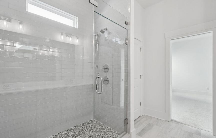 Homes By Dickerson Hutchinson Spec Home Lot 1483 Primary Shower