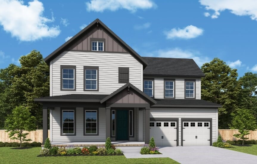 David Weekley Home Plan The Munich Elevation B
