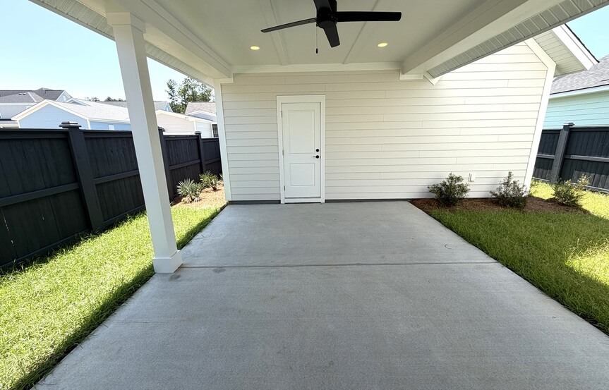 New Leaf Wake Spec Lot 1667 Covered Rear Patio