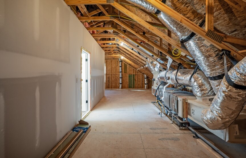 DRB Homes Beaufain Attic Storage