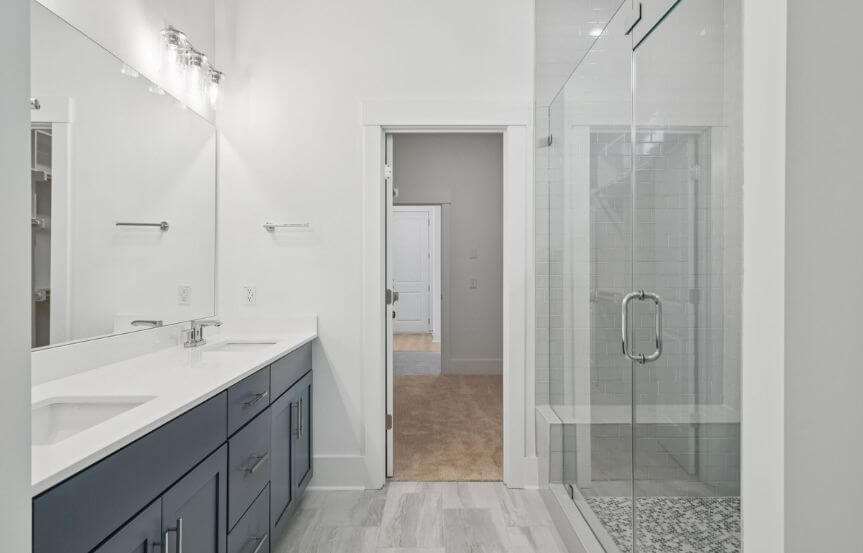 Homes By Dickerson Hutchinson Spec Home Lot 1483 Primary Bath To Closet