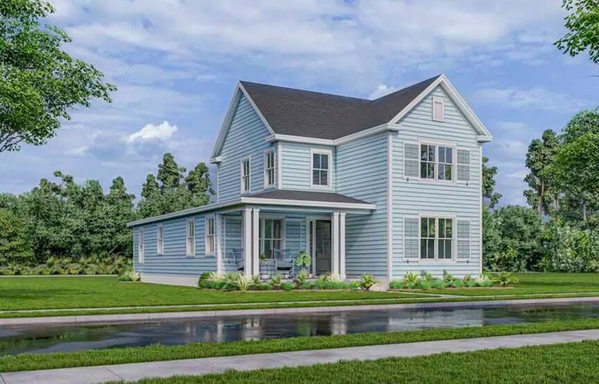 New Leaf Gates Home Plan Exterior