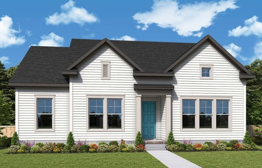 David Weekley Home Plan The Brickhaven Elevation E