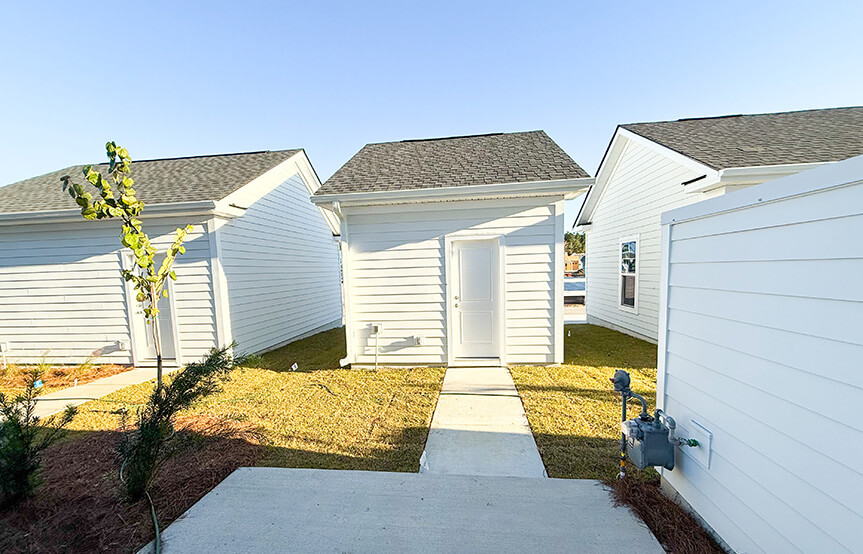 Brookfield Residential Sage TH Spec Lot 202 Rear Exterior Garage